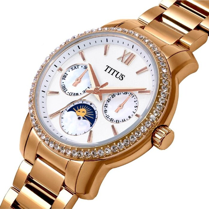 [WOMEN] Devot Multi-Function with Day Night Indicator Quartz Stainless Steel Watch [W06-03262-003]