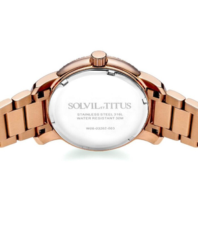 [WOMEN] Devot Multi-Function with Day Night Indicator Quartz Stainless Steel Watch [W06-03262-003]