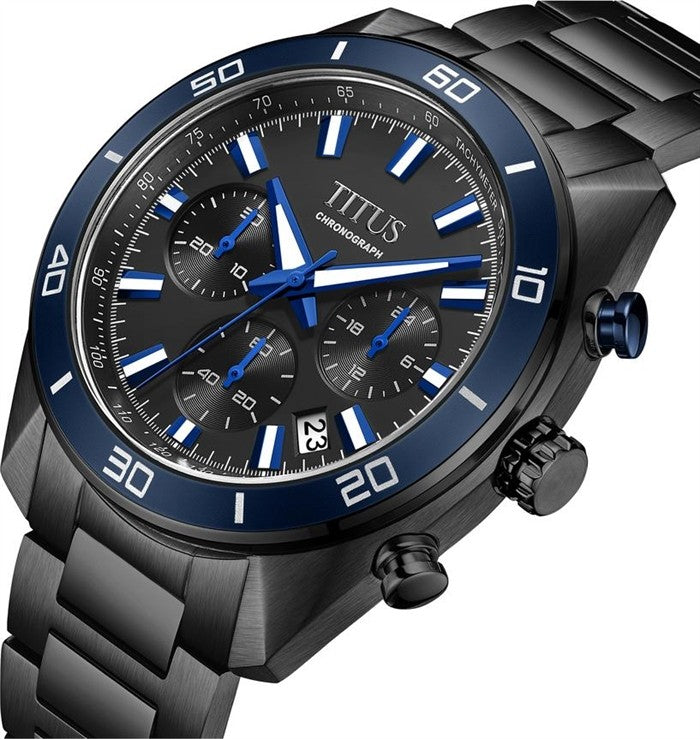 [MEN] Modernist Chronograph Quartz Stainless Steel Watch [W06-03265-003]