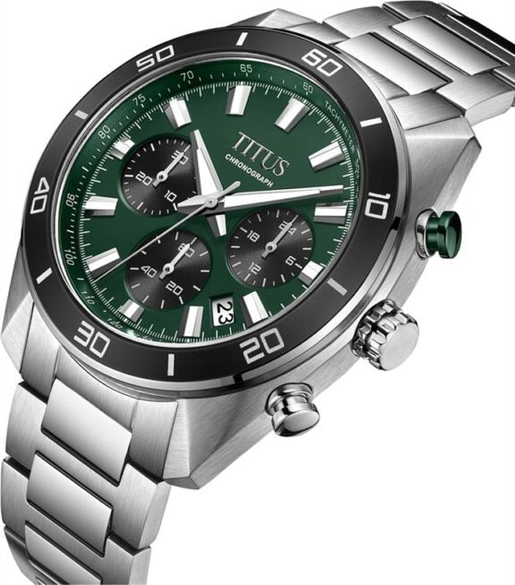 [MEN] Modernist Chronograph Quartz Stainless Steel Watch [W06-03265-004]