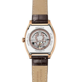 [WOMEN] Barrique 3 Hands Automatic Leather Watch [W06-03269-002]