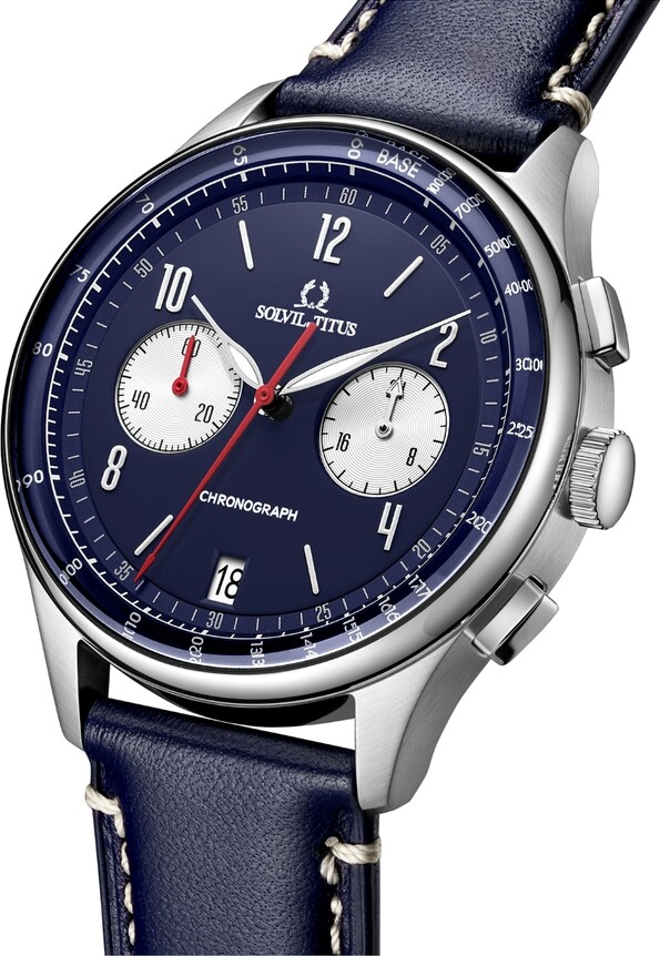 [MEN] Modernist Chronograph Quartz Leather Watch [W06-03276-005]