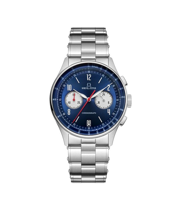 [MEN] Modernist Chronograph Quartz Stainless Steel Watch [W06-03276-011]