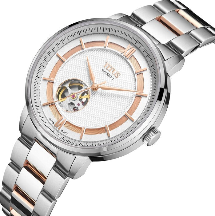 [MEN] Enlight 3 Hands Automatic Stainless Steel Watch [W06-03277-002]