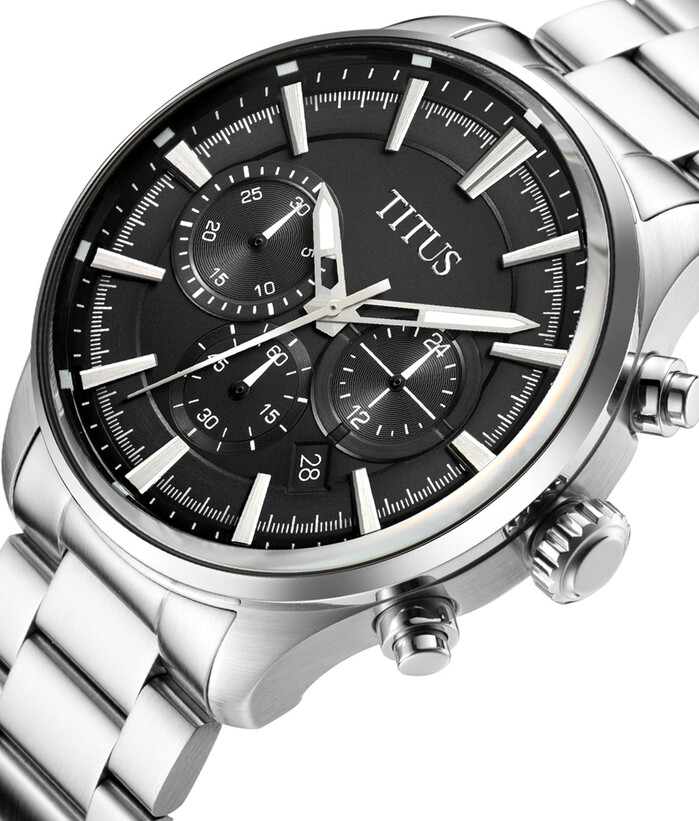 [MEN] Saber Chronograph Quartz Stainless Steel Watch [W06-03286-004]