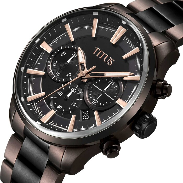 [MEN] Saber Chronograph Quartz Stainless Steel Watch [W06-03286-009]
