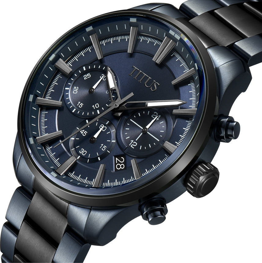 [MEN] Saber Chronograph Quartz Stainless Steel Watch [W06-03286-010]