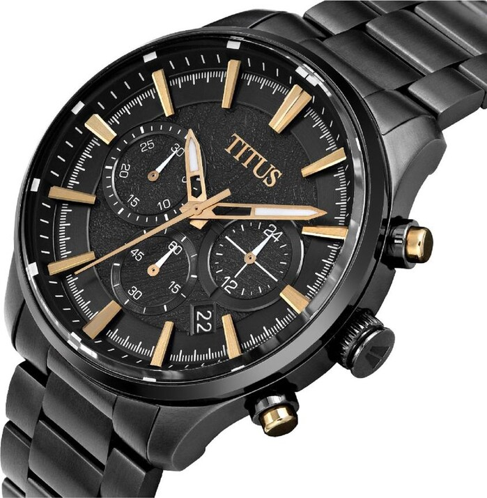[MEN] Saber Chronograph Quartz Stainless Steel Watch [W06-03287-005]
