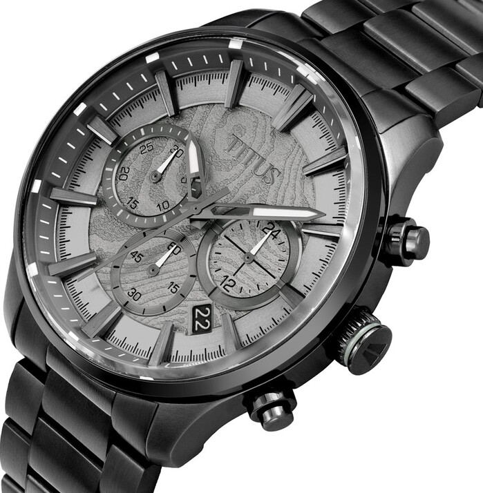 [MEN] Saber Chronograph Quartz Stainless Steel Watch [W06-03287-006]