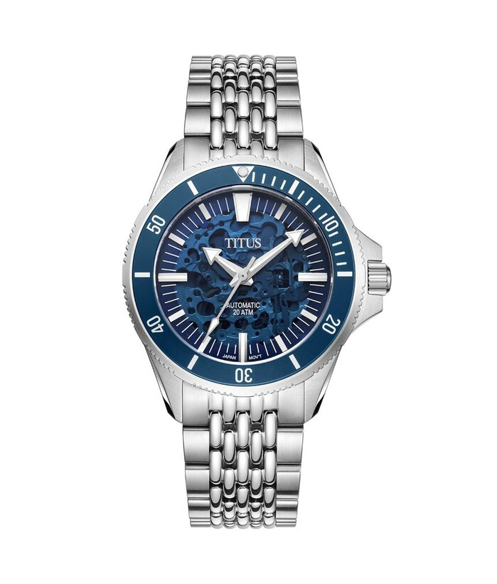 [MEN] Valor 3 Hands Automatic Stainless Steel Watch [W06-03296-002]