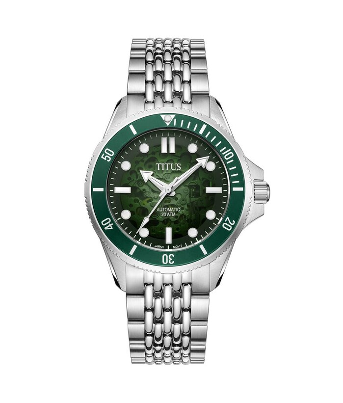[MEN] Valor 3 Hands Automatic Stainless Steel Watch [W06-03296-003]
