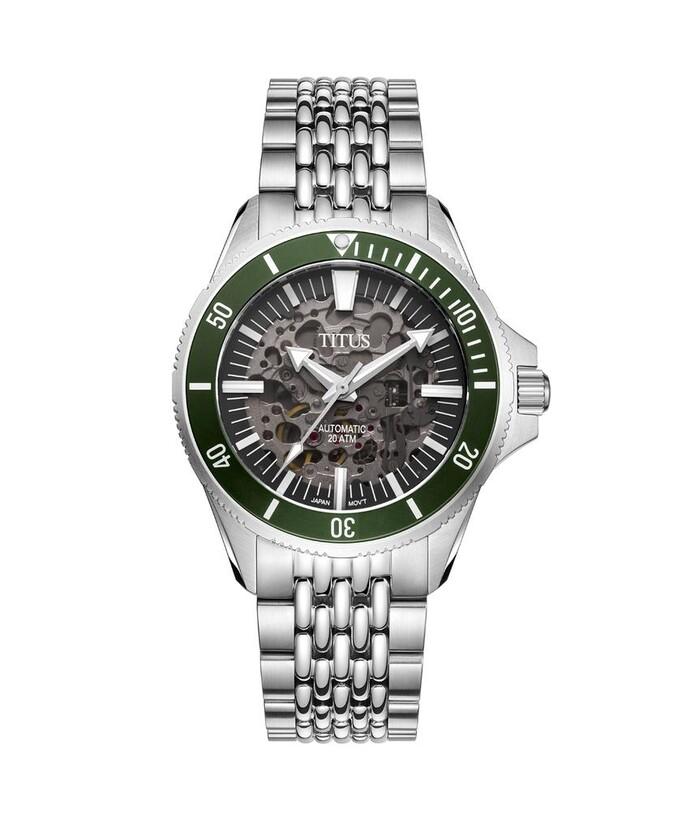 [MEN] Valor 3 Hands Automatic Stainless Steel Watch [W06-03296-004]