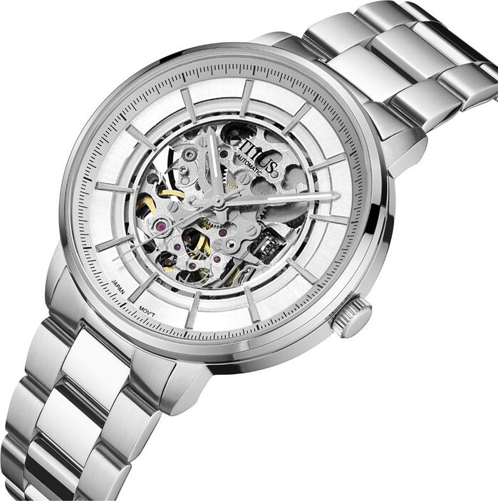 [MEN] Enlight 3 Hands Automatic Stainless Steel Watch [W06-03305-001]