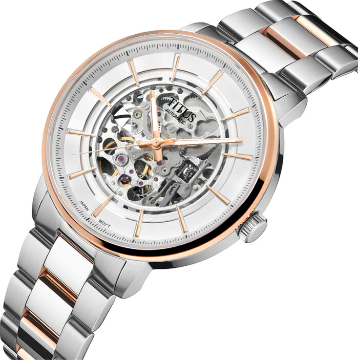 [MEN] Enlight 3 Hands Automatic Stainless Steel Watch [W06-03305-002]
