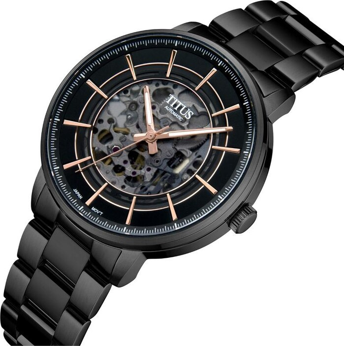 [MEN] Enlight 3 Hands Automatic Stainless Steel Watch [W06-03305-003]