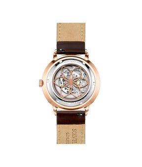 [MEN] Enlight 3 Hands Automatic Leather Watch [W06-03305-008]