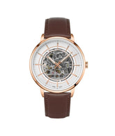 [MEN] Enlight 3 Hands Automatic Leather Watch [W06-03305-008]