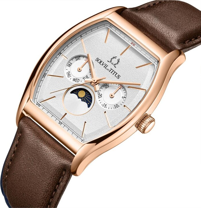 [MEN] Barista Multi-Function with Day Night Indicator Quartz Leather Watch [W06-03323-004]
