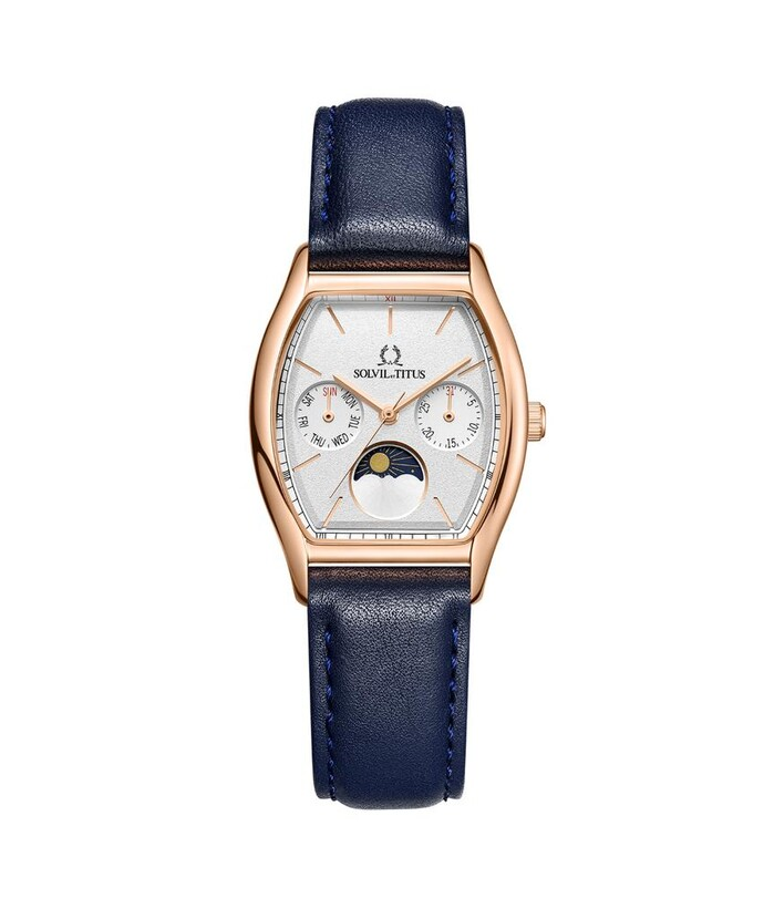 [WOMEN] Barista Multi-Function Quartz Leather Watch [W06-03324-003]
