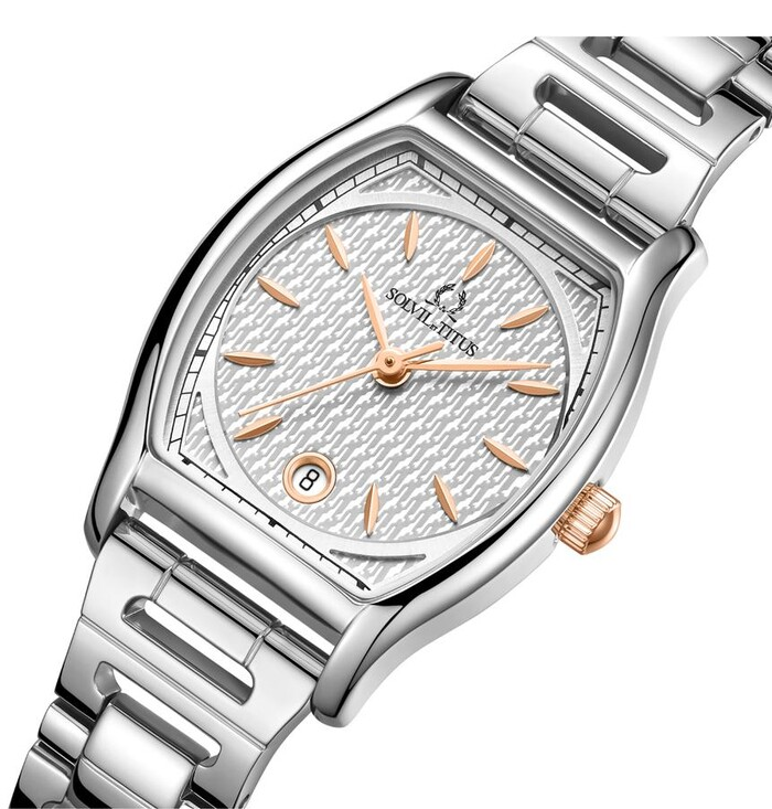 [WOMEN] Barista 3 Hands Date Quartz Stainless Steel Watch [W06-03326-001]