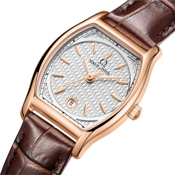[WOMEN] Barista 3 Hands Date Quartz Leather Watch [W06-03326-005]