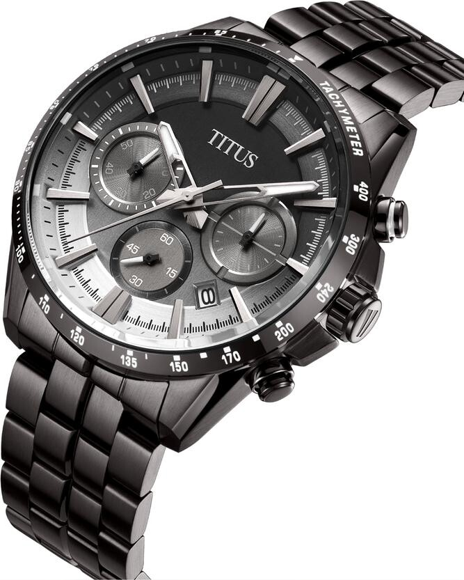 [MEN] Saber Chronograph Quartz Stainless Steel Watch [W06-03327-001]