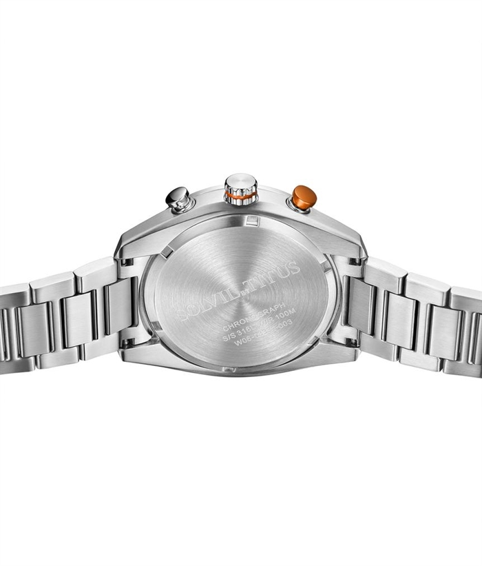 [MEN] Modernist Chronograph Quartz Stainless Steel Watch [W06-03331-003]