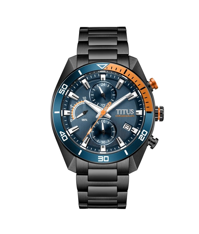 [MEN] Modernist Chronograph Quartz Stainless Steel Watch [W06-03331-004]