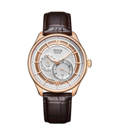 [MEN] Classic Multi-Function Automatic Leather Watch [W06-03332-004]