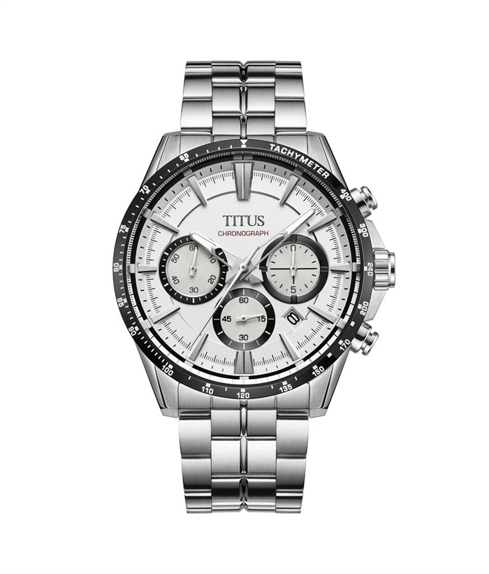 [MEN] Saber Chronograph Quartz Stainless Steel Watch [W06-03337-001]
