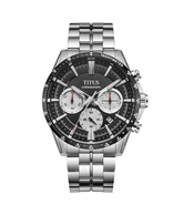 [MEN] Saber Chronograph Quartz Stainless Steel Watch [W06-03337-005]