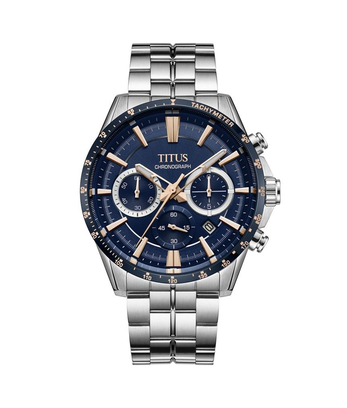 [MEN] Saber Chronograph Quartz Stainless Steel Watch [W06-03337-006]