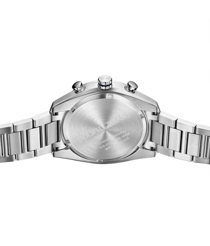[MEN] Modernist Chronograph Quartz Stainless Steel Watch [W06-03338-005]