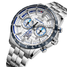 [Men] Solvil et Titus x Star Wars 「R2-D2」Limited Edition Chronograph Quartz Stainless Steel Watch [W06-03365-001]