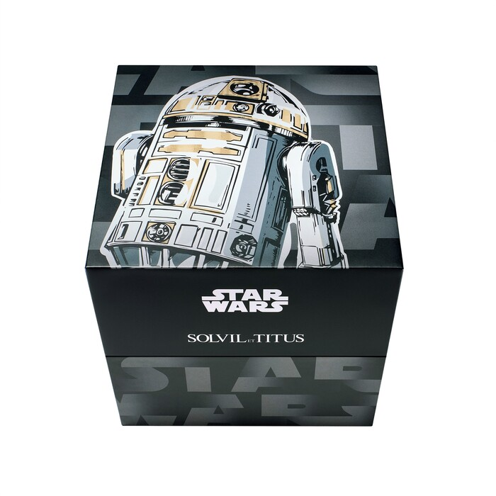 [MEN] Solvil et Titus x Star Wars 「R2-D2」Limited Edition Chronograph Quartz Stainless Steel Watch [W06-03365-001]