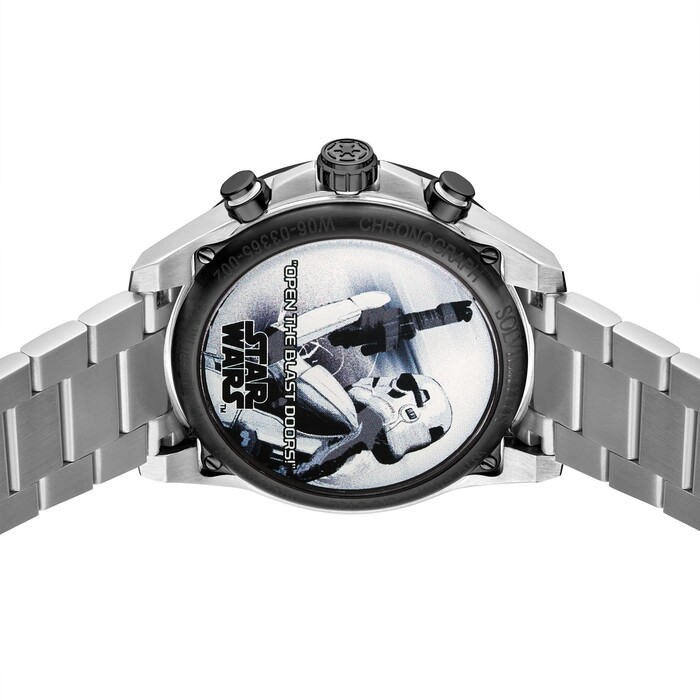 [Men] Solvil et Titus x Star Wars 「Stormtrooper」Limited Edition Chronograph Quartz Stainless Steel Watch [W06-03365-002]