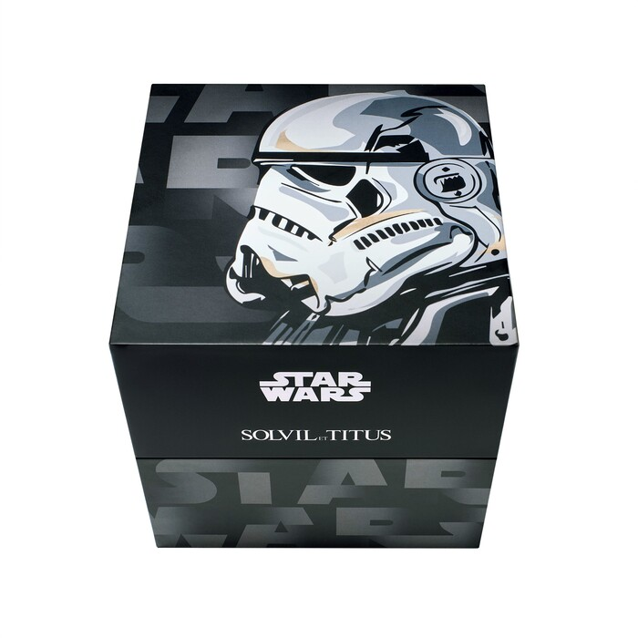[MEN] Solvil et Titus x Star Wars 「Stormtrooper」Limited Edition Chronograph Quartz Stainless Steel Watch [W06-03365-002]