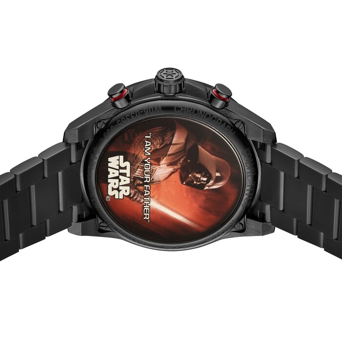 [MEN] Solvil et Titus x Star Wars 「Darth Vader」Limited Edition Chronograph Quartz Stainless Steel Watch [W06-03365-003]