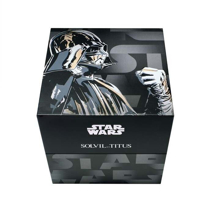 [MEN] Solvil et Titus x Star Wars 「Darth Vader」Limited Edition Chronograph Quartz Stainless Steel Watch [W06-03365-003]