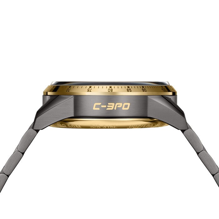 [MEN] Solvil et Titus x Star Wars 「C-3PO」Limited Edition Chronograph Quartz Stainless Steel Watch [W06-03365-004]