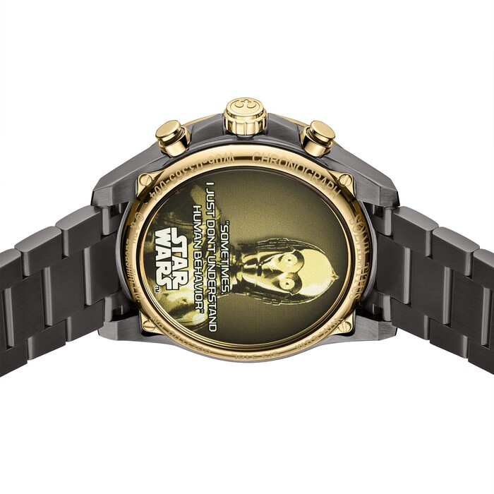 [MEN] Solvil et Titus x Star Wars 「C-3PO」Limited Edition Chronograph Quartz Stainless Steel Watch [W06-03365-004]