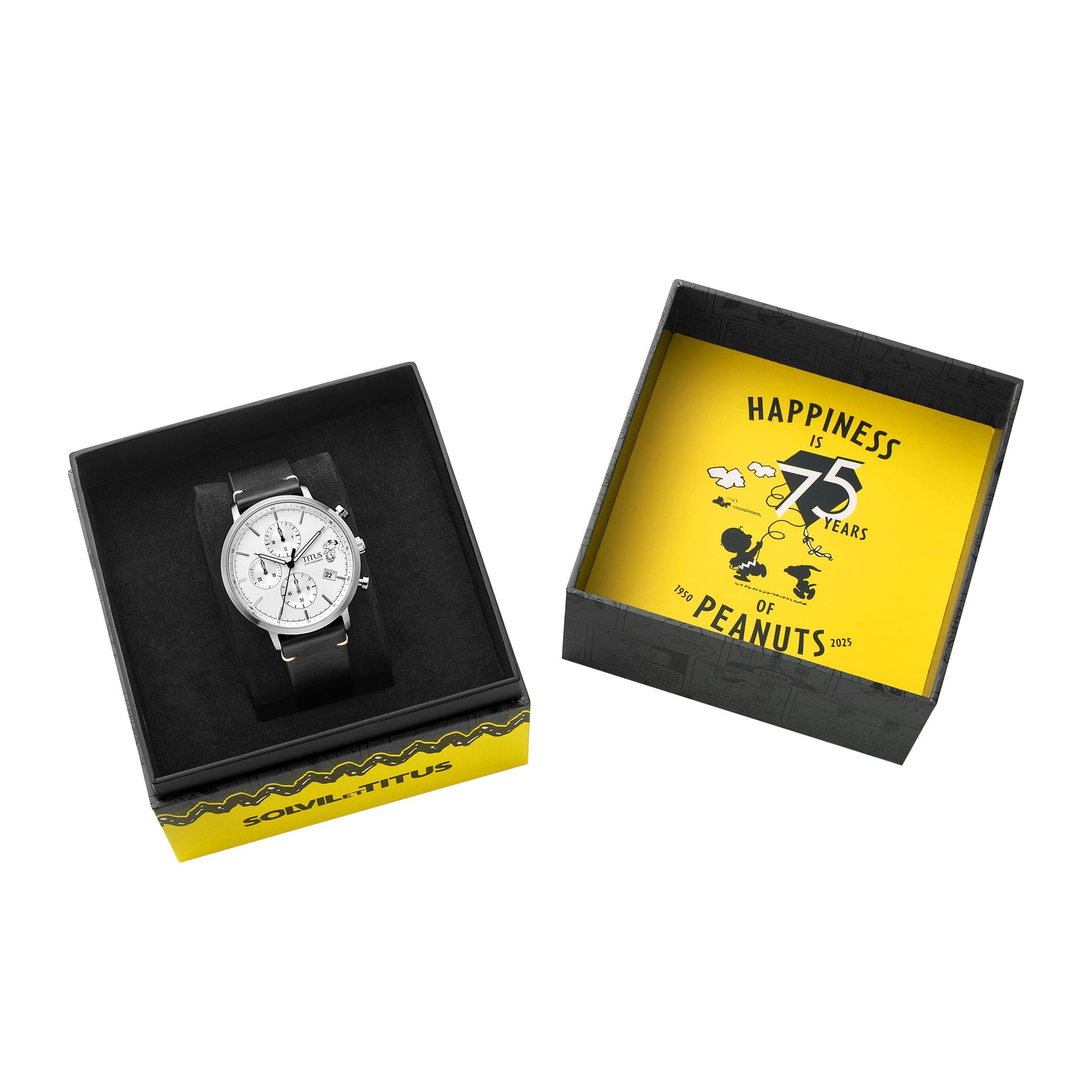 [Pre-Order] Solvil et Titus x Peanuts 75th Anniversary Nordic Tale Collection Limited Edition Pair Watch (Men's Version) (Limited to 200 pieces) [W06-03385-001]