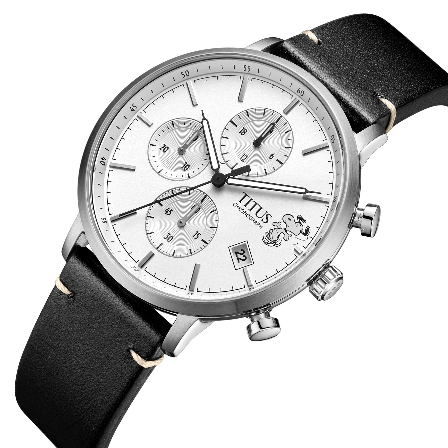 [Pre-Order] Solvil et Titus x Peanuts 75th Anniversary Nordic Tale Collection Limited Edition Pair Watch (Men's Version) (Limited to 200 pieces) [W06-03385-001]