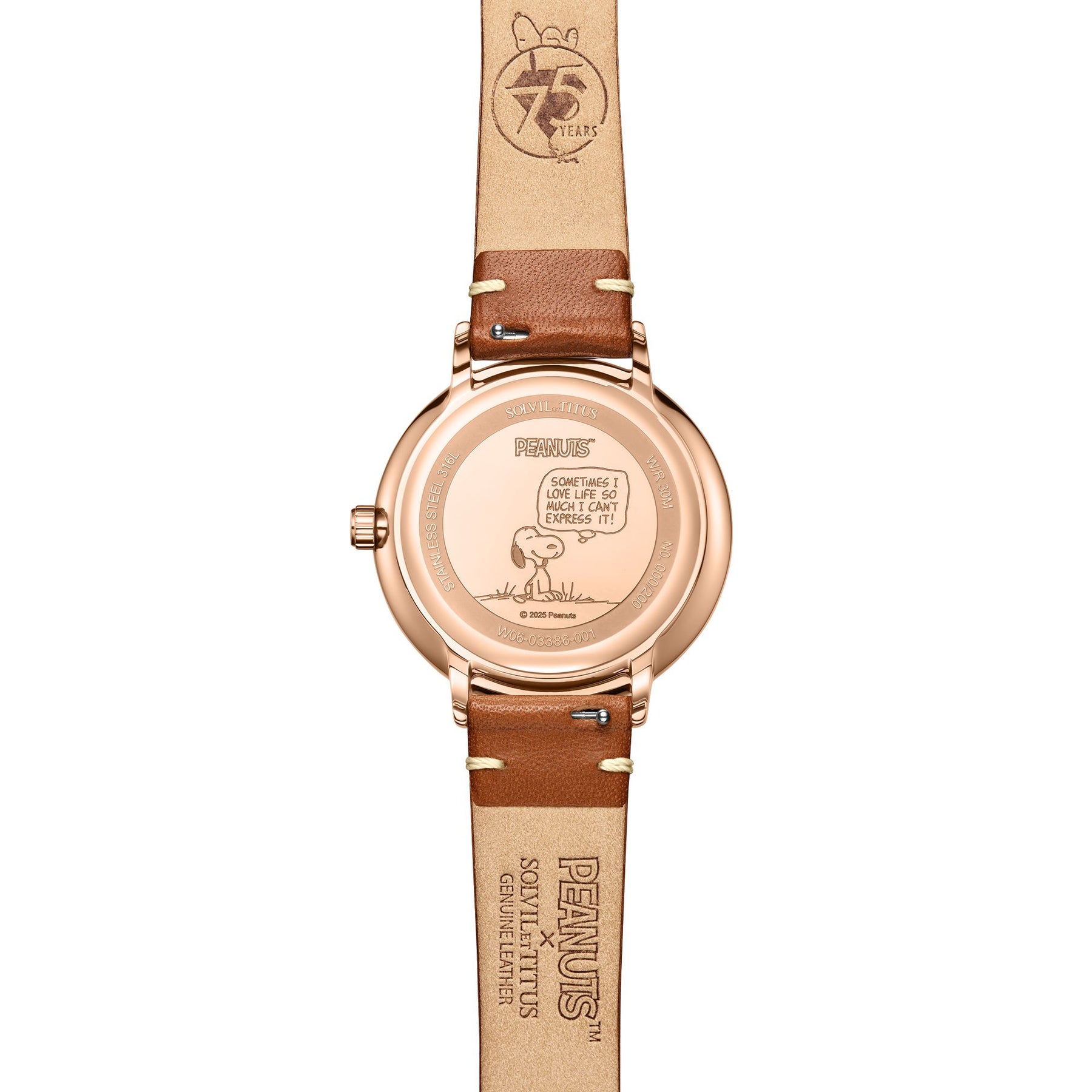 [Pre-Order] Solvil et Titus x Peanuts 75th Anniversary Nordic Tale Collection Limited Edition Pair Watch (Women's Version) (Limited to 200 pieces) [W06-03386-001]