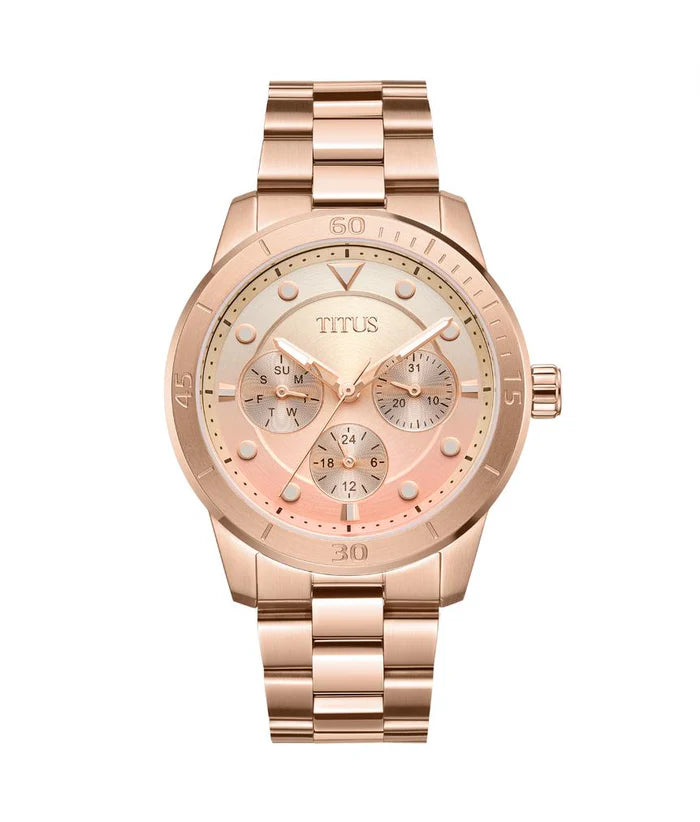 [WOMEN] Aspira Multi-Function Quartz Stainless Steel Watch [W06-03413-004]