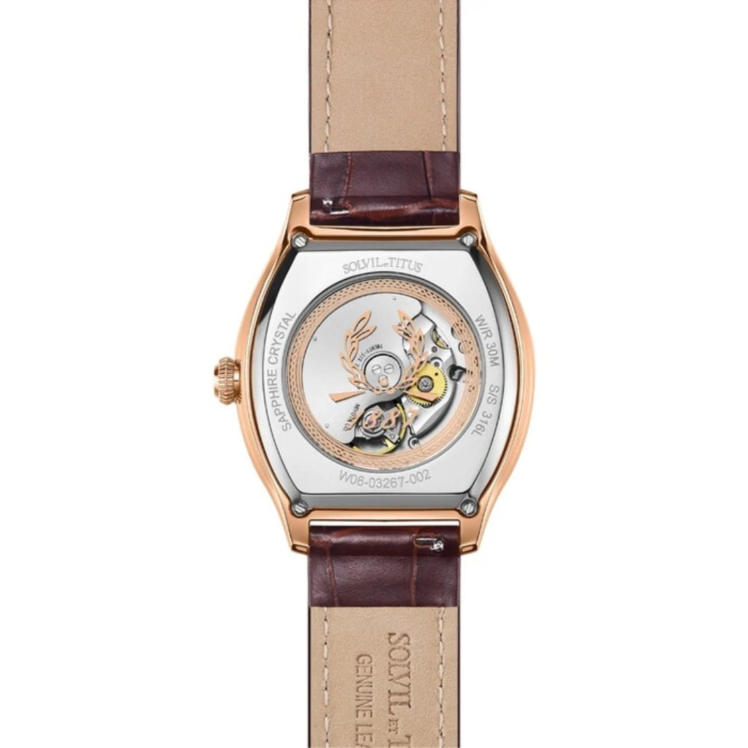[MEN] Barrique Multi-Function Automatic Leather Watch [W06-03267-002]