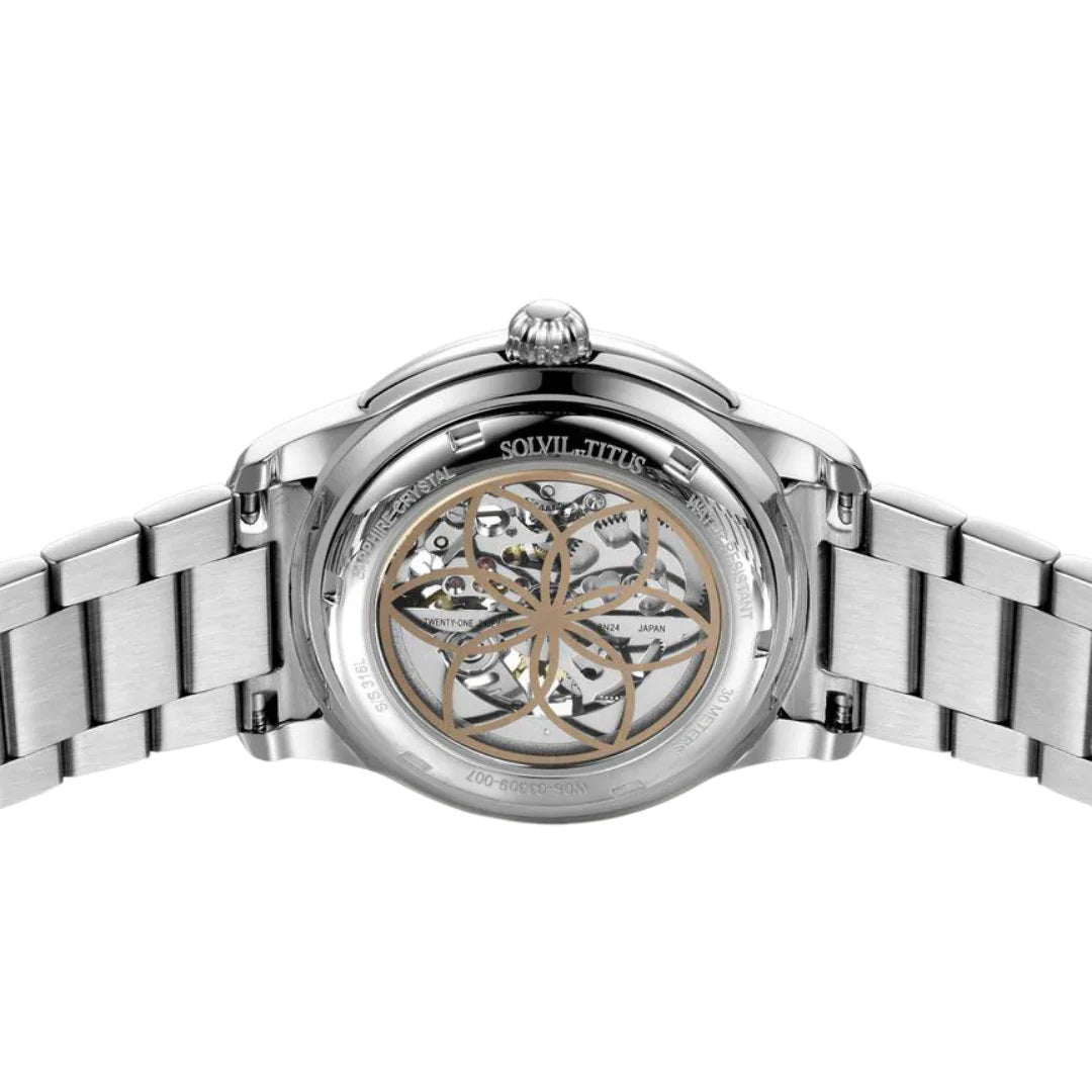 [MEN] Classic 3 Hands Mechanical Stainless Steel Watch [W06-03309-007]