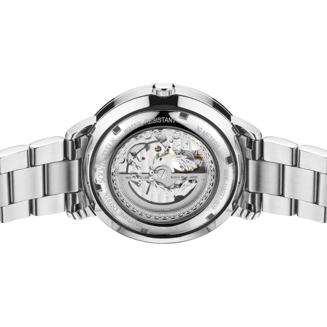 [MEN] Enlight 3 Hands Mechanical Stainless Steel Watch [W06-03277-009]