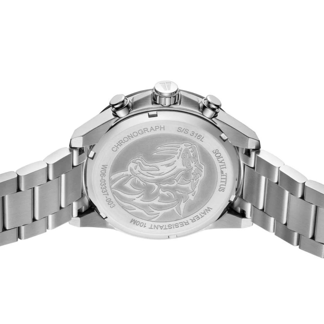 [MEN] Saber Chronograph Quartz Stainless Steel Watch [W06-03337-003]