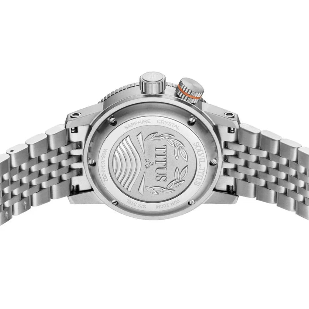 [MEN] Fort 3 Hands Date Mechanical Stainless Steel Watch [W06-03340-002]